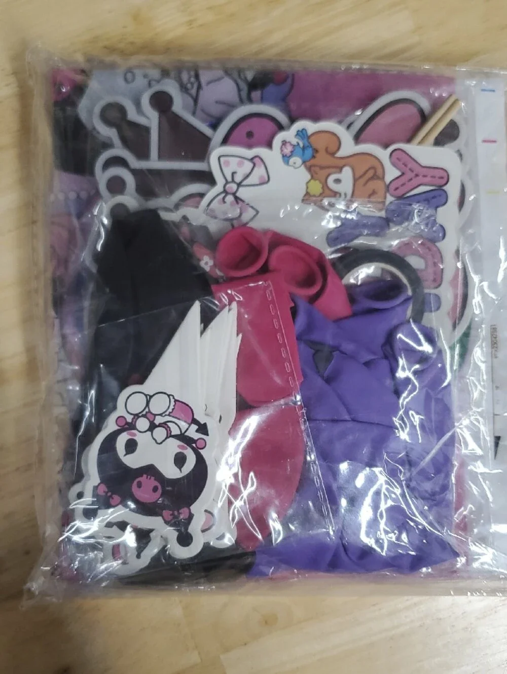 Kuromi Pink Character Birthday Pacrty Pack - Brand Not Specified
